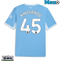 Manchester City Abdukodir Khusanov #45 Replica Home Shirt 2026-27 Short Sleeve
